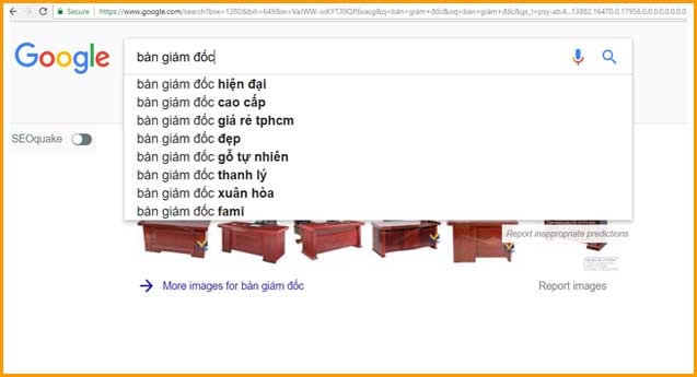 tìm kiếm bàn giám đốc