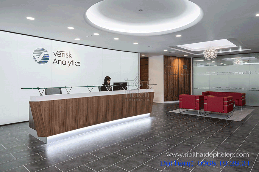 Nội thất đẹp Helen chuyên sản xuất quầy lễ tân cao cấp 