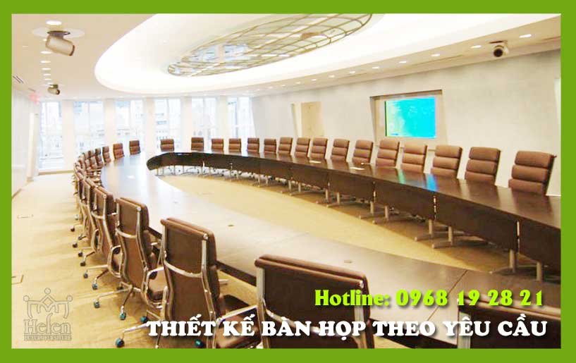 thiết kế bàn họp theo yêu cầu