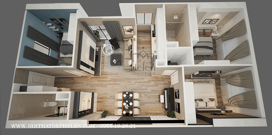 Dịch vụ thiết kế, thi công, nội thất trọn gói