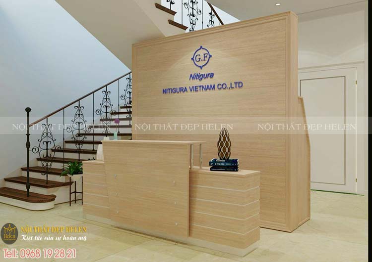Quầy lễ tân sản xuất tại nhà máy cao cấp Helen