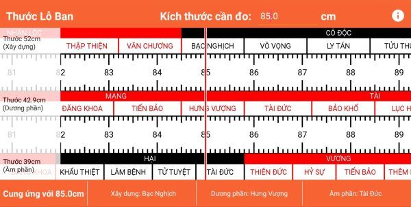 Loại thước lỗ ban nào chính xác, chuẩn nhất