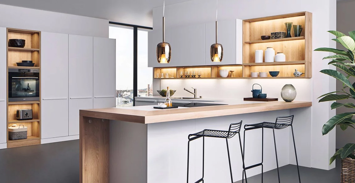 Cách trang trí nhà bếp đẹp, không gian bếp đẹp hiện đại