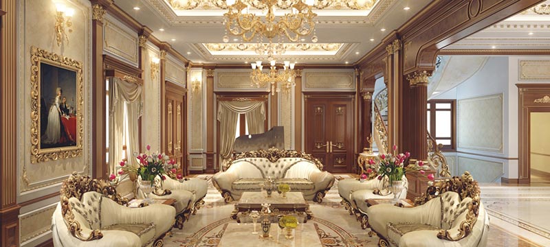 Phong cách thiết kế nội thất Luxury 