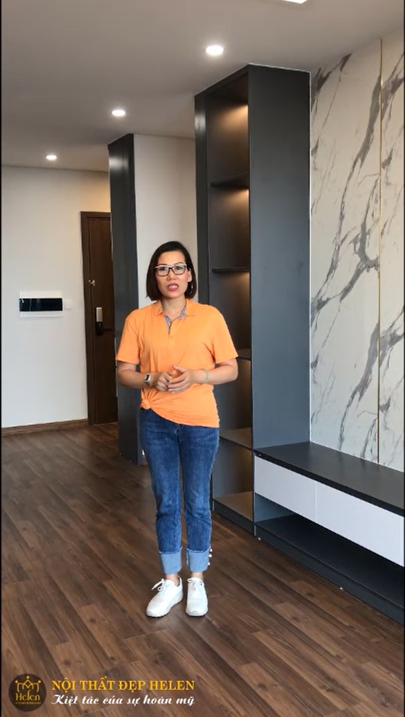 Video Review căn hộ cao cấp 125m2 bao gồm phòng khách, phòng ngủ, phòng bếp