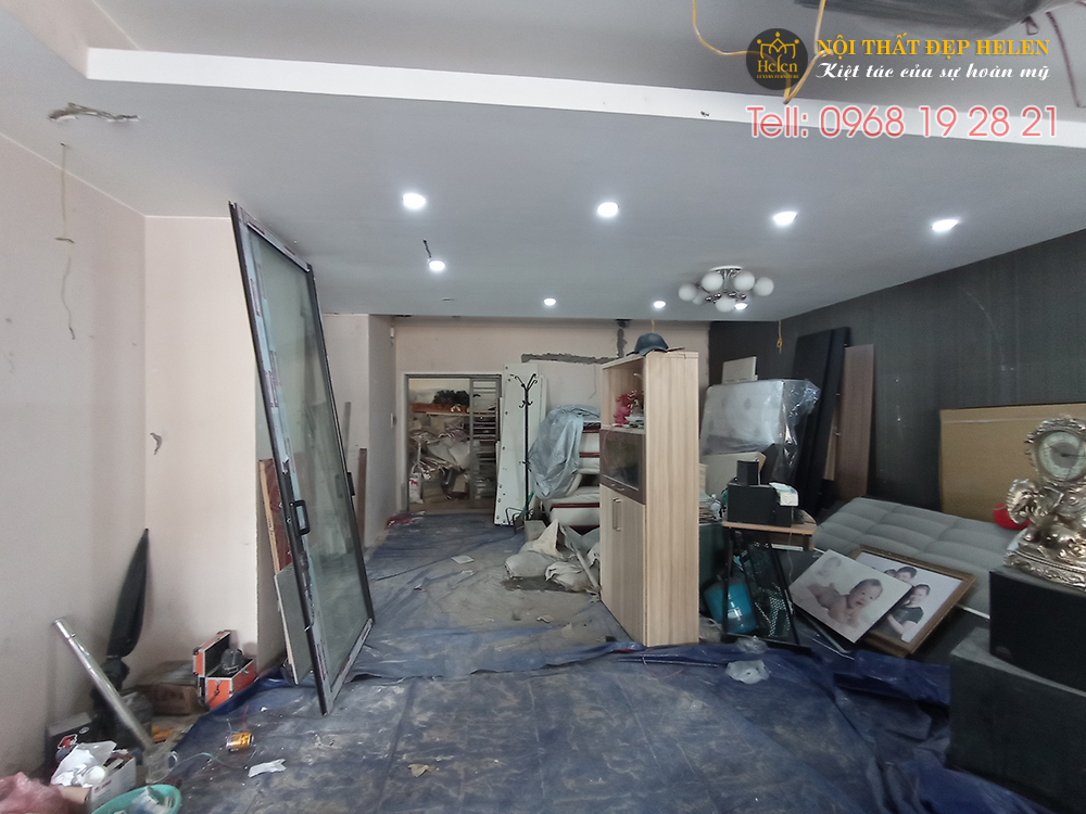 Thi công nội thất căn hộ 1305 toà N17-02 quận Long Biên