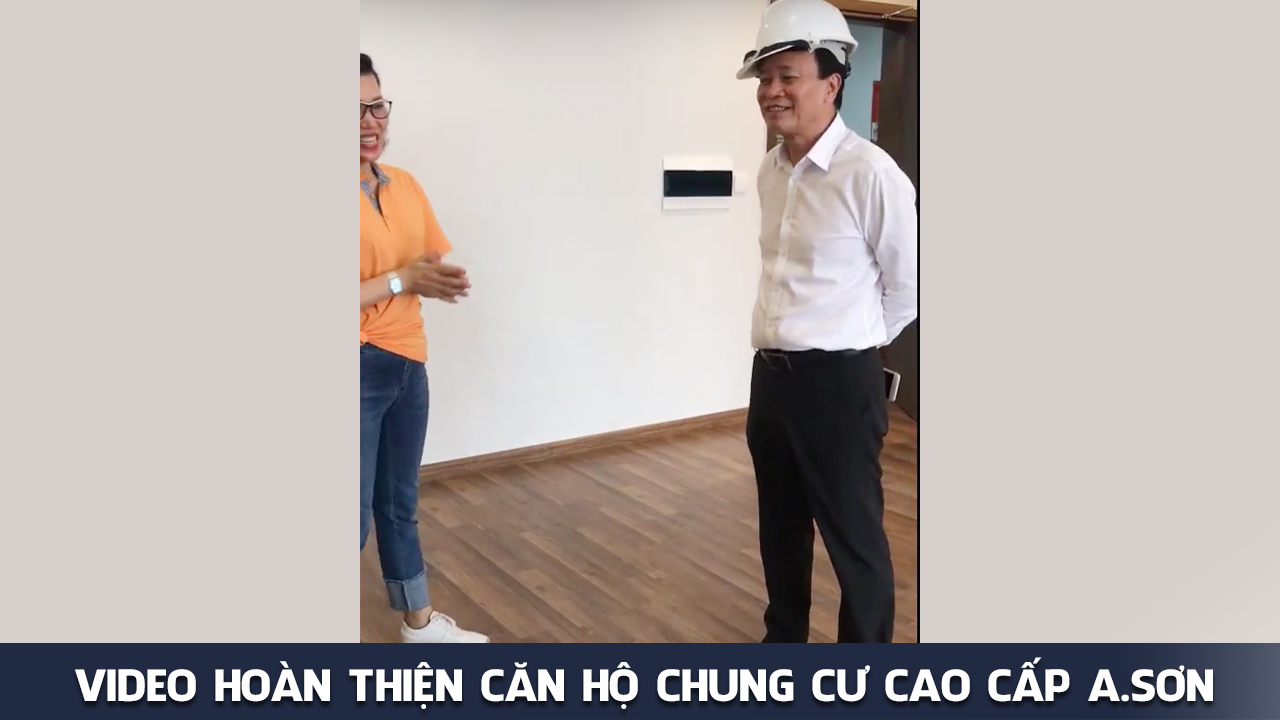 Video hoàn thiện nội thất căn hộ chung cư cao cấp anh Sơn, Ngoại Giao Đoàn