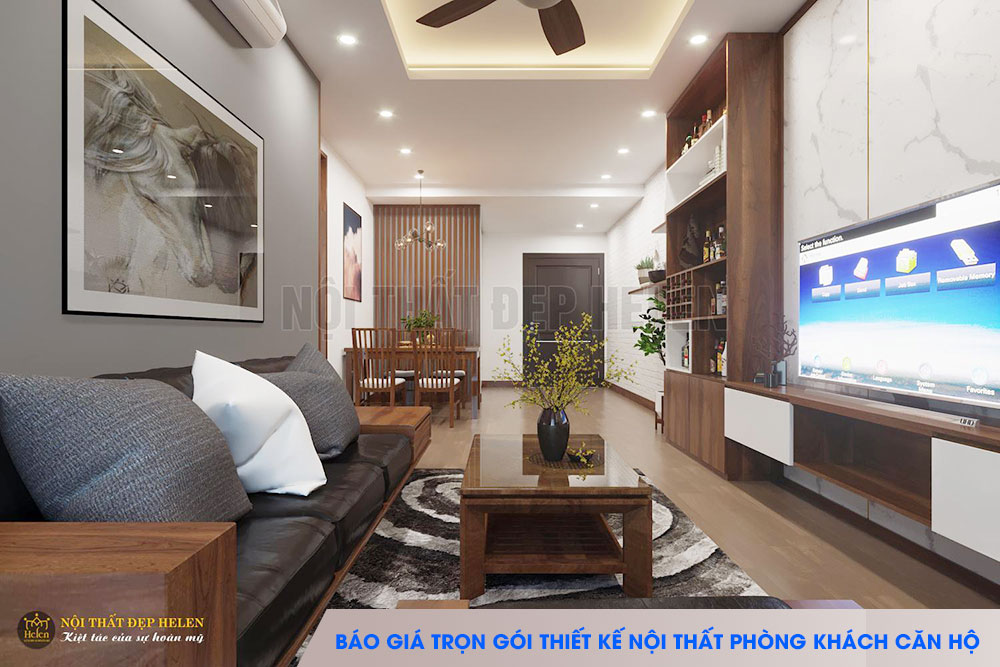 Báo giá thi công nội thất chung cư trọn gói từ A-Z