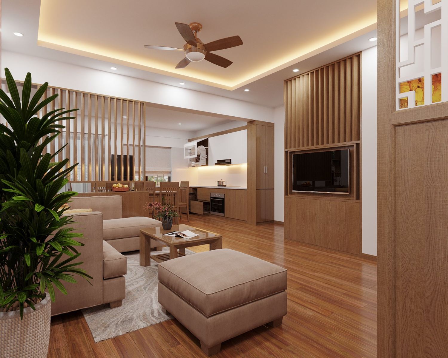 Mẫu thiết kế nội thất căn hộ đẹp tháng 2/2022