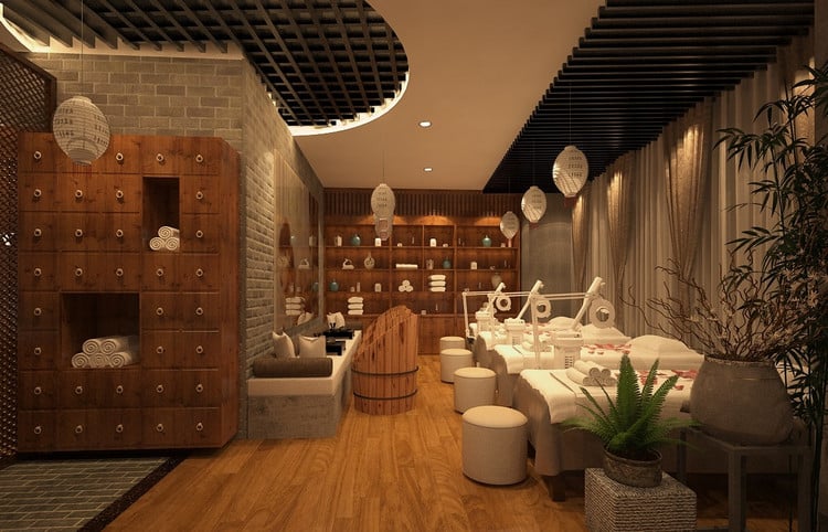 mẫu thiết kế nội thất spa