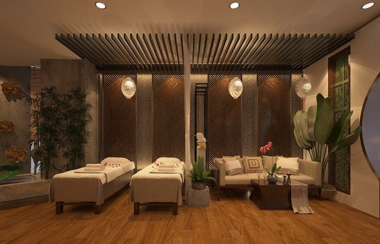 mẫu thiết kế nội thất spa