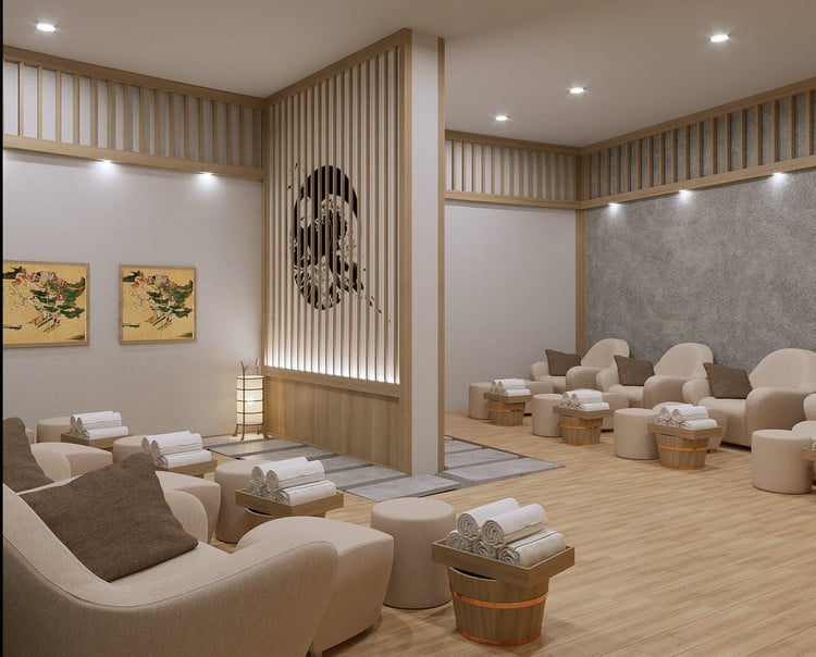 mẫu thiết kế nội thất spa