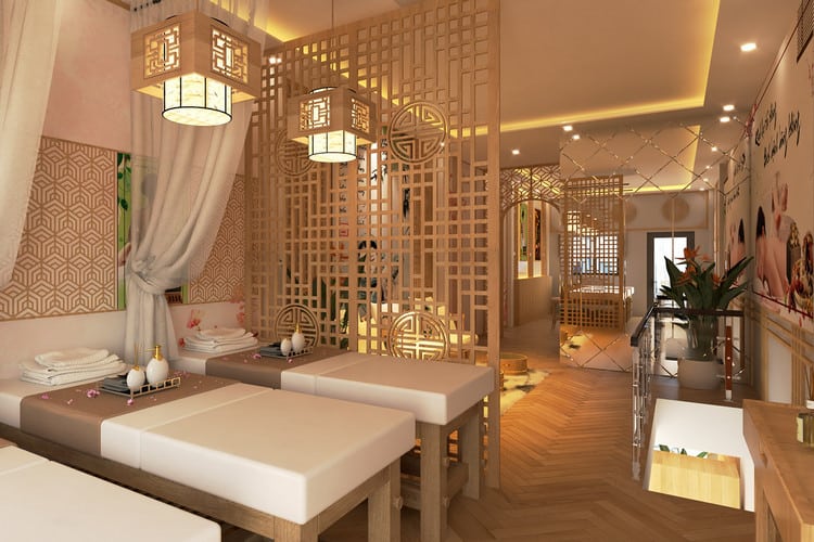 mẫu thiết kế nội thất spa