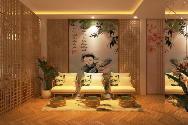 mẫu thiết kế nội thất spa