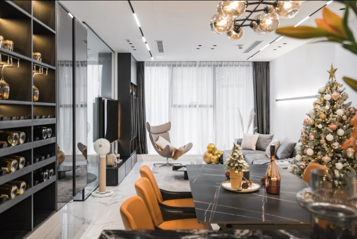 Nội thất của sự kết hợp 3 tông màu tạo nên phong cách khác biệt