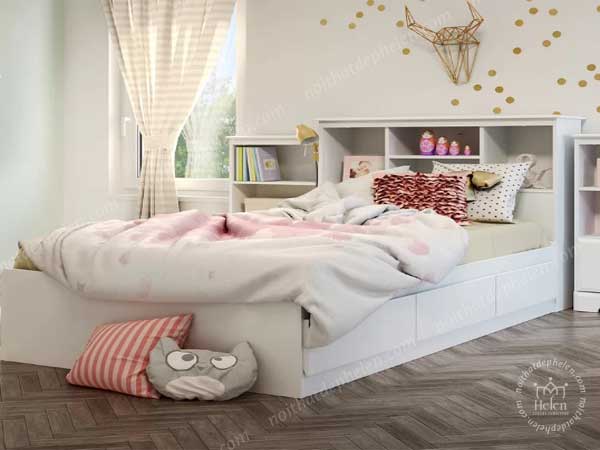 Không gian phòng ngủ cho bé gái sẽ trở nên đẹp lung linh và đầy màu sắc 