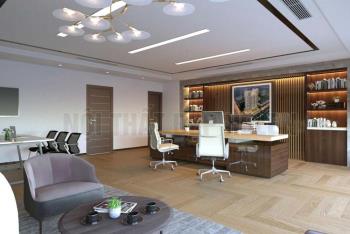 Mẫu bàn lãnh đạo dành cho văn phòng lớn 2m4 – HL02