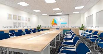 Bàn họp chân sắt hộp sơn tĩnh điện hiện đại – HL123