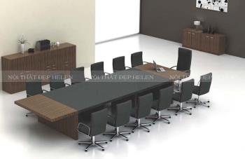 Mẫu bàn họp 3m8 phủ Laminate hiện đại, khác biệt – HL27