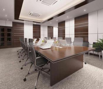 Bàn họp 3m6 vân gỗ cao cấp phủ Laminate rất cao cấp – HL30