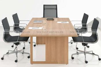 Bàn họp 6 người phủ Melamine dành cho văn phòng nhỏ – HL32
