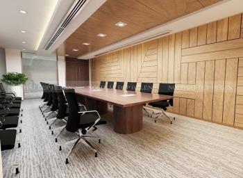 Bàn họp 12 ghế phủ Veneer cao cấp, thiết kế tinh tế chất lượng hàng đầu – HL67