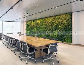 Bàn họp văn phòng phủ Laminate đặc biệt cao cấp, màu vàng vân gỗ tự nhiên sang trọng – HL85