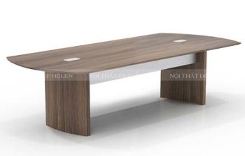 Bàn họp văn phòng phủ Melamine cao cấp, thiết kế bo tròn góc hiện đại – HL92