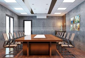 Quá đẳng cấp với mẫu bàn họp văn phòng phủ Laminate rất cao cấp – HL95