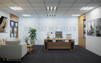 Bàn làm việc giám đốc 1m9 hiện đại, phù hợp với CEO năng động – HL06