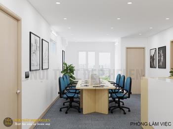 Bàn họp hiện đại 6 ghế phủ Melamine cao cấp – HL142