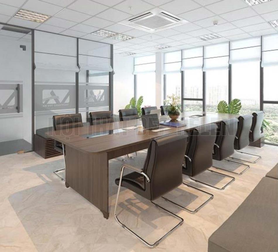 Bàn họp văn phòng phủ Veneer rất cao cấp, thiết kế hiện đại, tinh tế, khác biệt – HL126