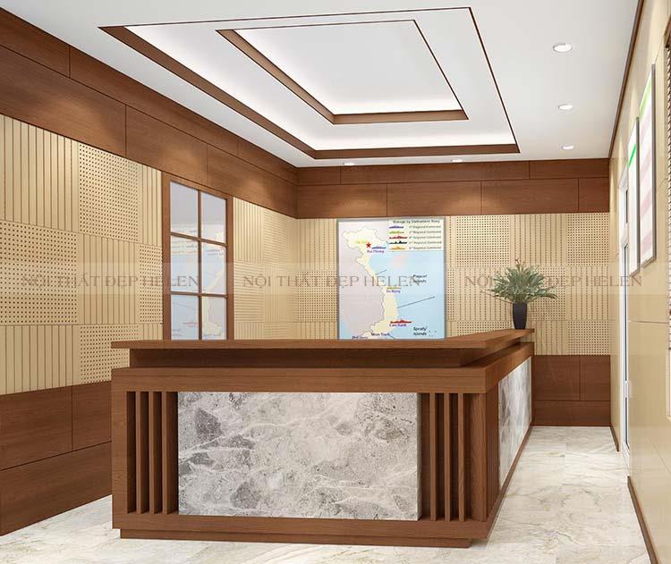 quầy lễ tân đẹp